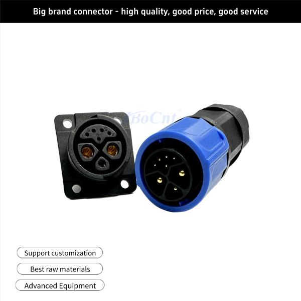 2+1+5 Pin Plug And Socket Signal Pin Power Electric Scooter Connector Waterproof