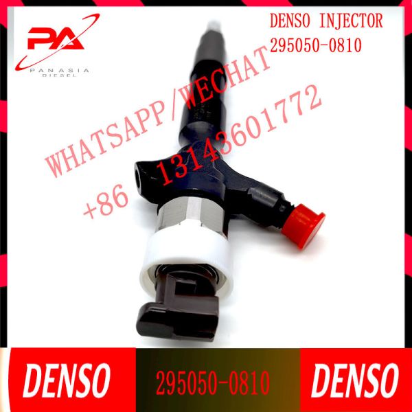 inyector común 23670-0L110 295050-0810 del carril para el inyector de combustible diesel de TOYOTA Hilux/Hiace/Dyna 2KD-FTV D-4D 23670-0L110