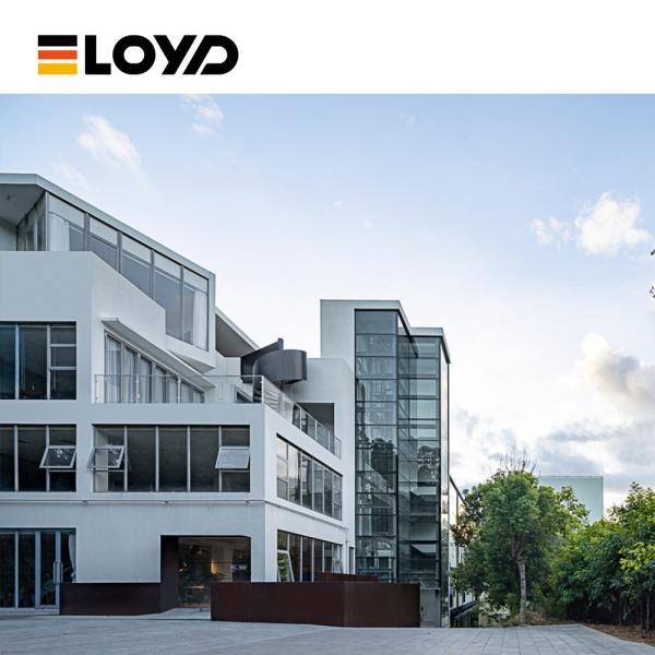 Impacto Alumínio Patio Portas de vidro Exterior Bifold Dobragem totalmente vidrado