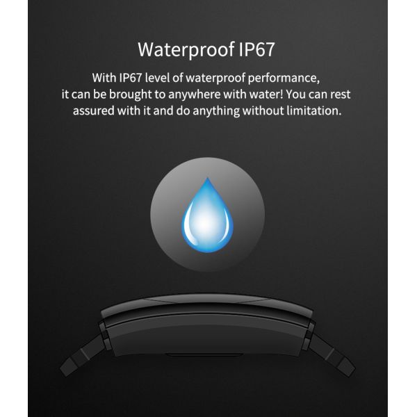 Отслежыватель Смартватч фитнеса монитора тарифа сердца ИП67 водоустойчивый