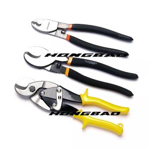 6 8 9 10" Wire Aviation Snips Set 3-Pack Iron Rope Copper Aluminum Cable Cutter