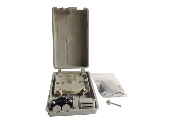 FTTB 12 Cores Fiber Optic Distribution Box , Plastic FTTH Fiber Optic Cable Termination Box