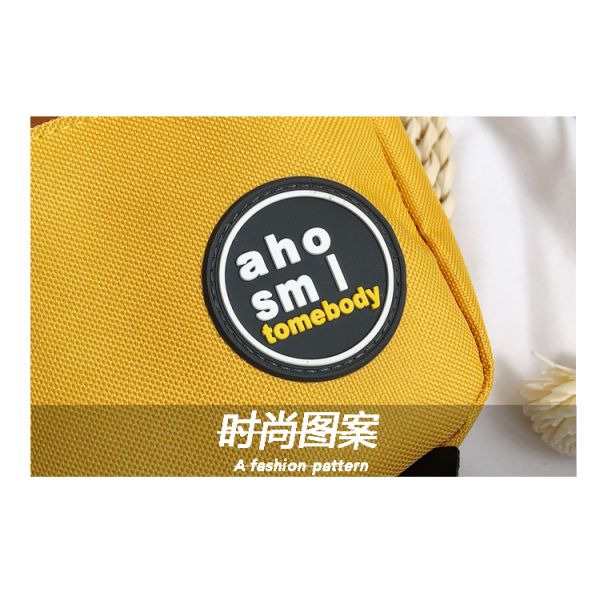 Summer chicken canvas bags kids purse chest bag red duck Fanny pack canvas OEM logo picture shoulder crossbody bag