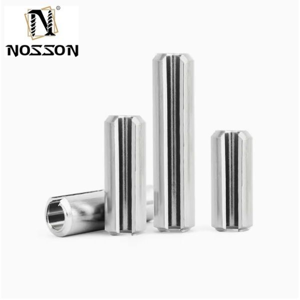 Steam Oxide Nitride Finish Spring Pins DIN 1481 Standard 304 Stainless Steel Roll Slotted for Construction Machinery
