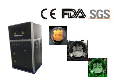 220V / 110V Personalized 3D Laser Engraving Equipment , Glass Balls 3D Laser Engraving System