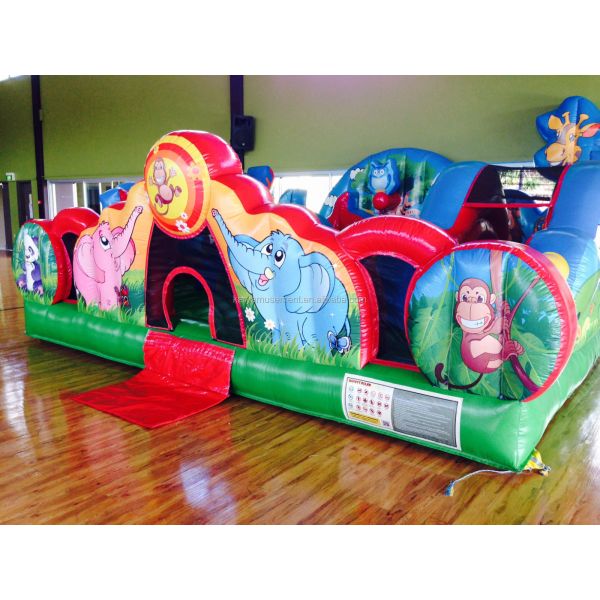 14 Years up EN14960 Certificate Inflatable Bounce Fun City for Outdoor Amusement Park