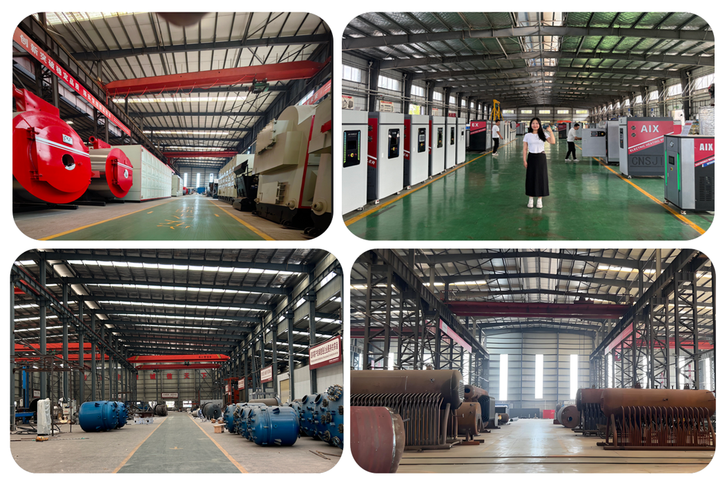 Fully Automatic 0.5 Ton Biomass Pellet Steam Boiler Vertical With PLC Control System