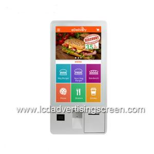 Стена киоска собственной личности 32 дюймов приказывая установленная с блоком развертки Кр и термальным принтером