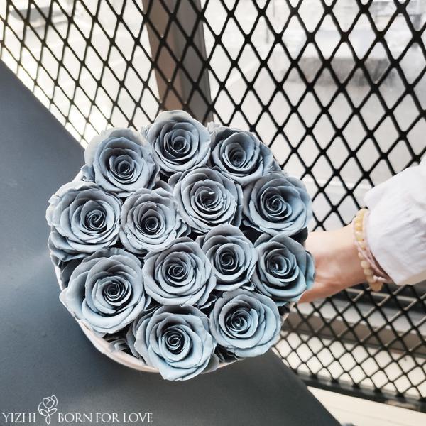 Velvet Style Eternal Flower Box Wedding Home Decor The Best Gift To Accompany Her Preserved Flower For Valentines Day