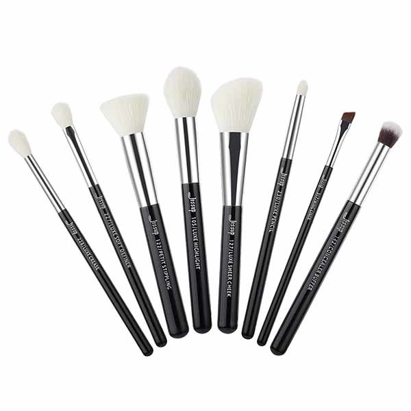 Natural Hair 8pcs Mini Makeup Brushes Professional Handmade