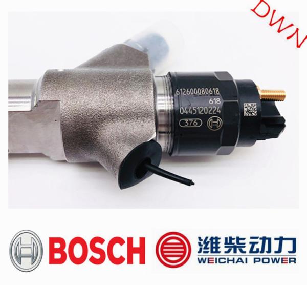 Injetor comum 0445120224 do motor do combustível diesel do trilho de BOSCH 612600080618 para o motor de WEICHAI WD10