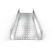 Cable tray de aço inoxidável de prata resistência à corrosão instalação montada na parede permite