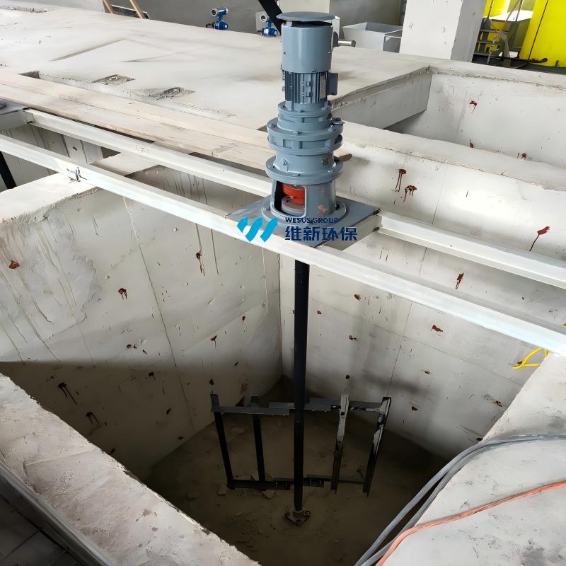 Heavy-Duty Top-Entry Vertical Frame Agitator for Wastewater Flocculation and High-Viscosity Liquid Mixing