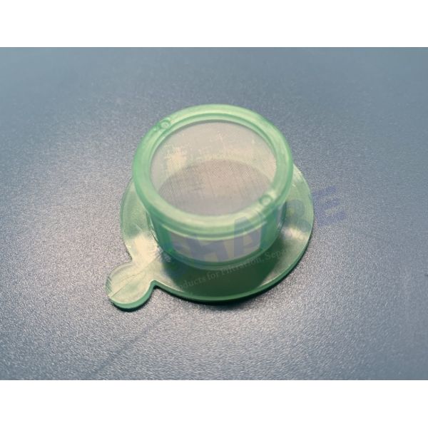 100 микронная клеточная стейнер с нейлоновым экраном в зеленой PP раме одноразового использования для труб