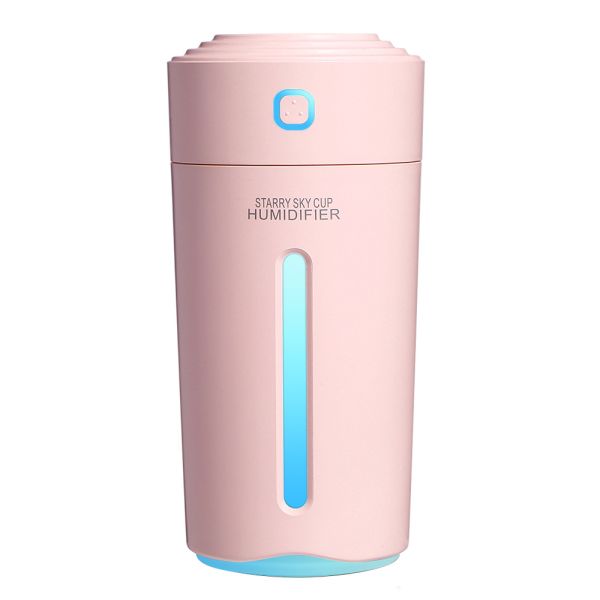 USB Powered Portable Mini Aroma Diffuser with Light and Low Noise Air Humidification