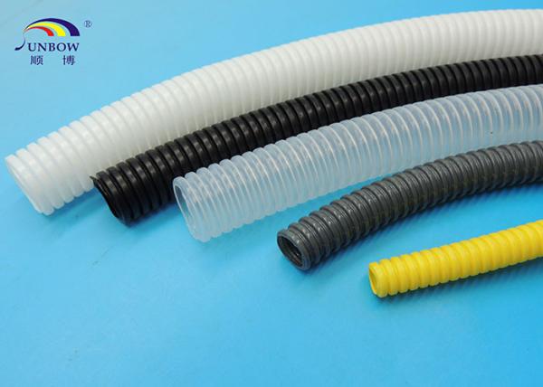 Flame retardent open type corrugated tubing for machinery , electrical equipment , automatic meters
