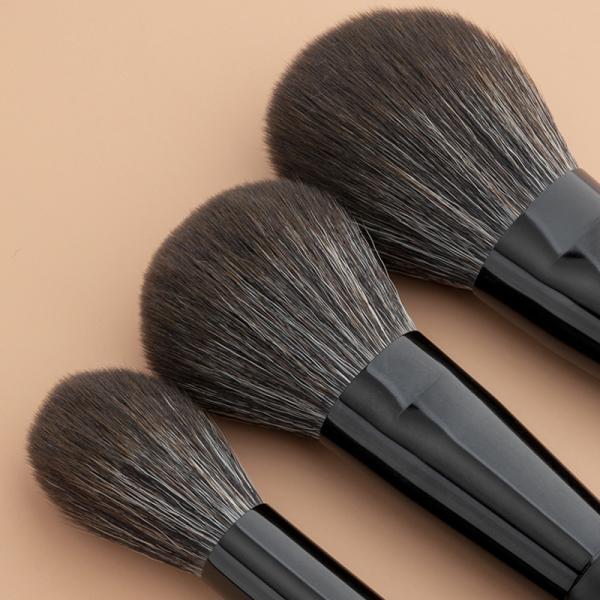 Synthetic Hair 12PCS Black Makeup Brush Set Cosmetics Beauty Tool