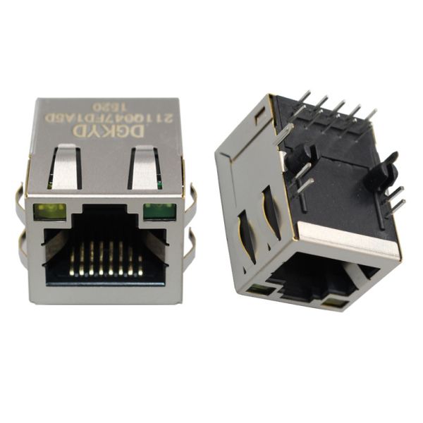 OEM/ODM Facotry 21.5mm Length Shieded 10 Pin Rj45 Connector 1000 BASE