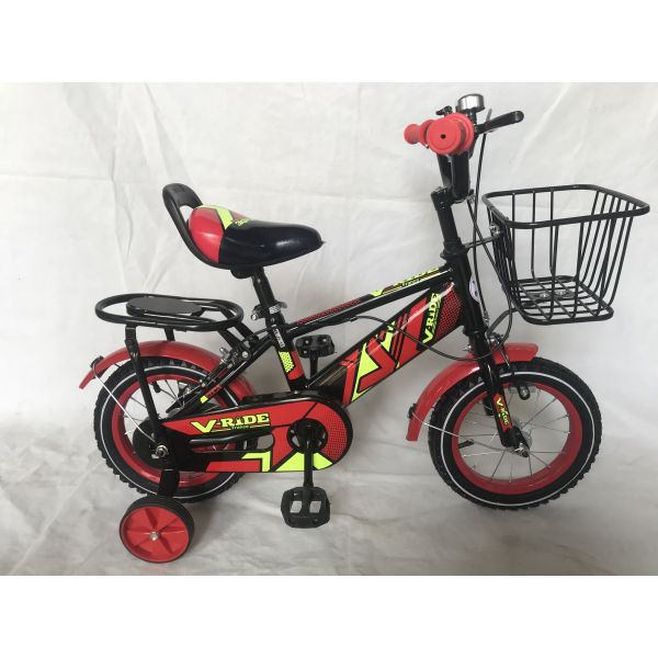Steel Frame 3 To 8 Years Old Kids Bicycle With Training Wheels Personalized