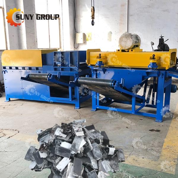Máquina de desmontagem de baterias de chumbo-ácido para a recuperação de chumbo e conchas de plástico
