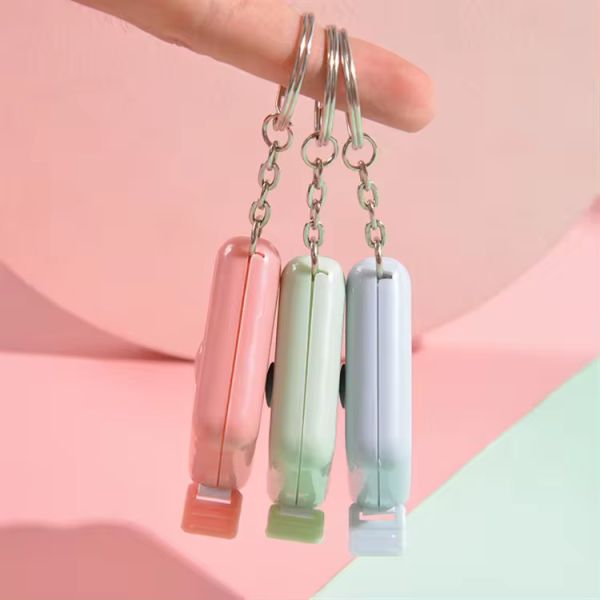 1.5м портативный ключик мини лента для здоровья и фитнеса 60 дюймовая квадратная пластиковая лента с вашим логотипом