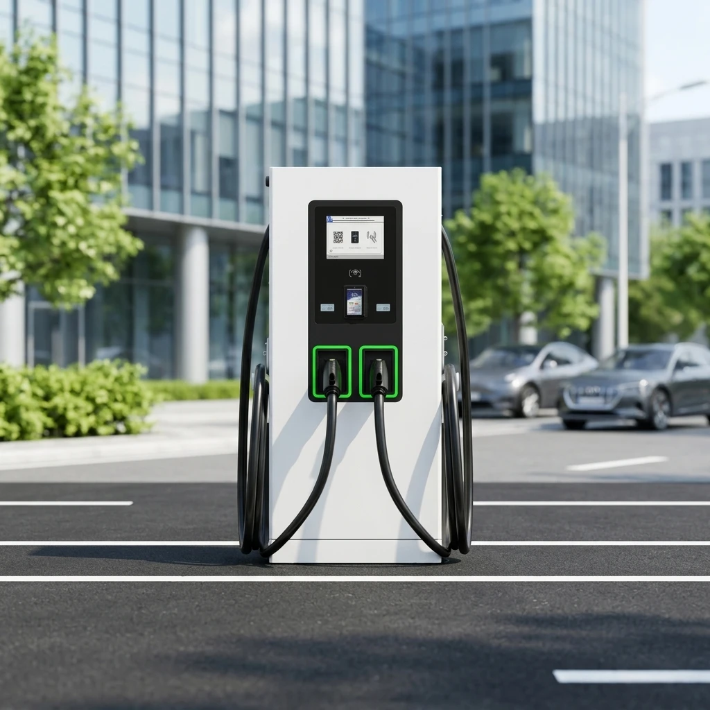 160kW DC Fast Charging Pile with Smart Power Allocation and Multi-Standard CCS2 CHAdeMO Compatibility