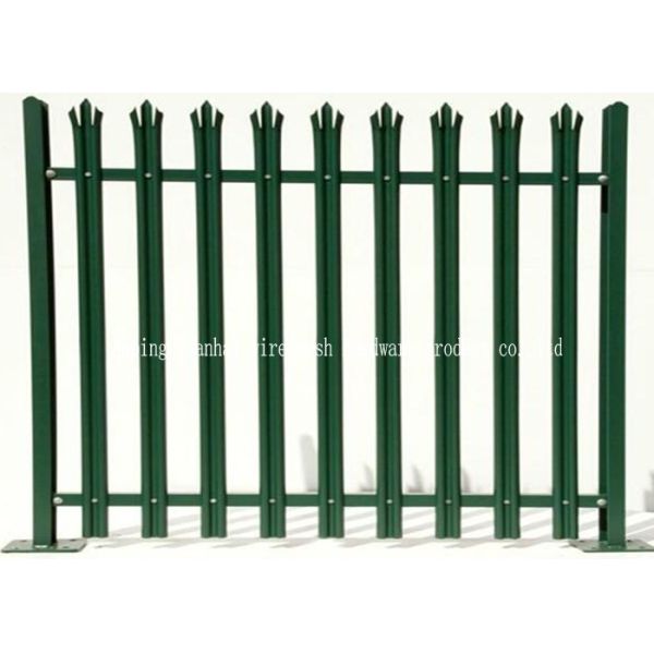 Палисад покрытый порошком металла ограждая, крен панели декоративной загородки сада стальной