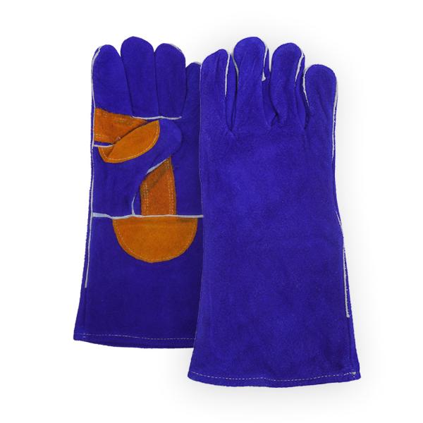 High Temperature Abrasion Resistant Gloves , Full Protection Safety Leather Working Gloves