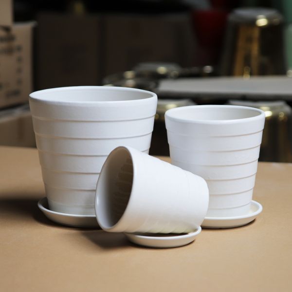 20cm Greenaholics Ceramic Plant Pots