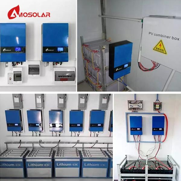110V 220V Solar Kits 3000W 5000W Hybrid Generator 6000W Solar System 24 Hours Work Time
