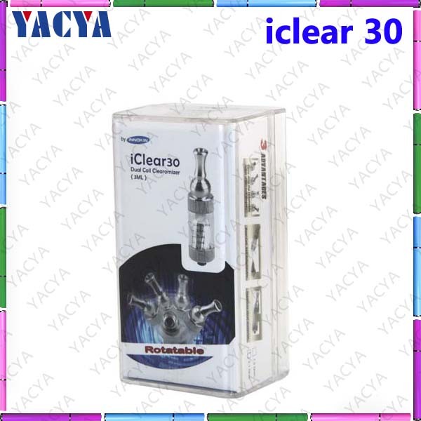 Pyrex Glass Atomizer E-Cig Vaporizer Iclear 30 Atomizer For Itaste VTR E Cig Mod