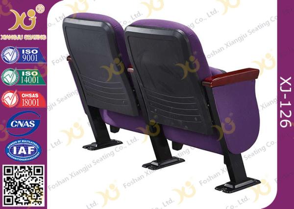 Merit Stackable Church Hall Chairs , Plastic Covering Auditorium Chairs