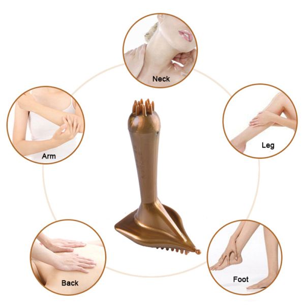 Body Massager Advantage Triangle Manual Meridian Massage Brush Gua Sha Pushing Board Magnetic Slimming Massager
