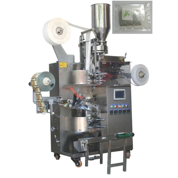 Tea Bag Packing Machine, Coffee Bag Packing Machine, Inner Bag + Outer Bag + Thread + Tag