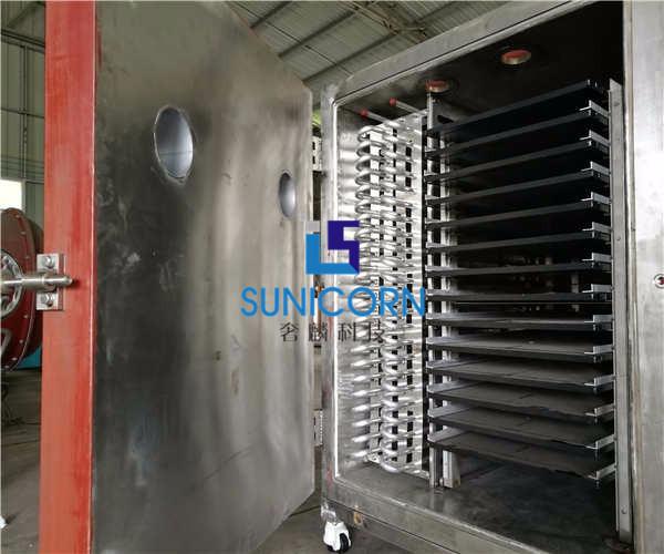 aquecimento de refrigeração ar da máquina de secagem do fruto do vácuo de 10sqm 100kg sem refrigerar de água