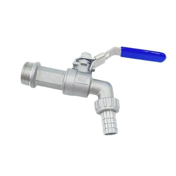 DN15-DN25 304 válvula de bola de torneira de aço inoxidável com temperatura normal e durável