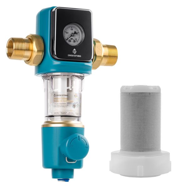 Compact 1.08KG Water Pre Filter with Clog-Resistant Design and Full-System Protection