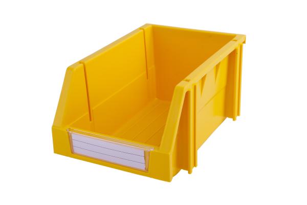 Open Front Stackable Bins for Bolts and Plastic Parts Solid Box Style Customer Logo