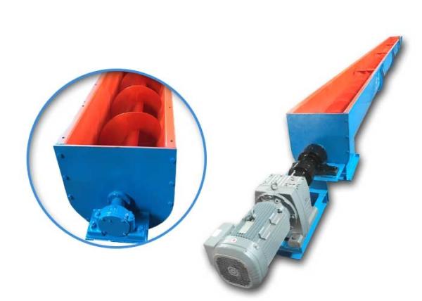 Uniform Feeding U Trough Screw Conveyor Low Power Consumption Industrial Grade