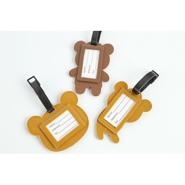 Hot sales cheap custom printed logo travel card luggage tag