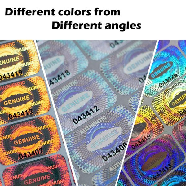 Hologram Uv Anti Counterfeiting Label  Manufacturer Fluorescent Printing