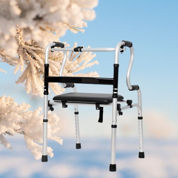 Elderly Standing Frame Walker 8 Gear Adjustable Altitude Without Wheels Necessary