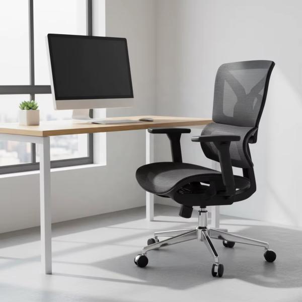 Backrest Yes Office Swivel Chair Adjustable Height Ergonomic Comfortable Armrest Seating for Office Desk and Meeting Room
