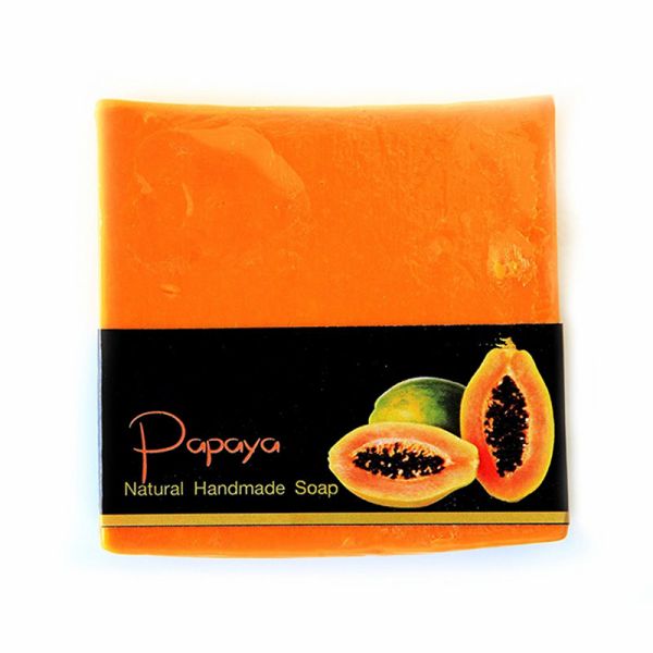 Кожа облегчая органическое Хандмаде мыло, забеливая чистую травяную Адвокатуру мыла папапайи