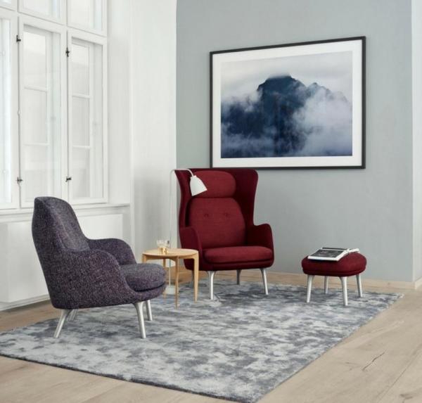 Modern Wooden Accent Armchair Hotel Furniture Singe Sofa Armchair Fiberglass Low Back Lounge Velvet Chairs
