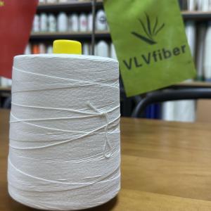 Natural White Cold Water Soluble Sewing Spun PVA Thread That Dissolves In Cold