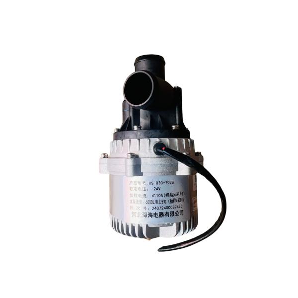 Yutong New Energy Bus Water Pump Assembly 6000L/h 24V Φ38mm PN 8101-06172 / HS-030-702B
