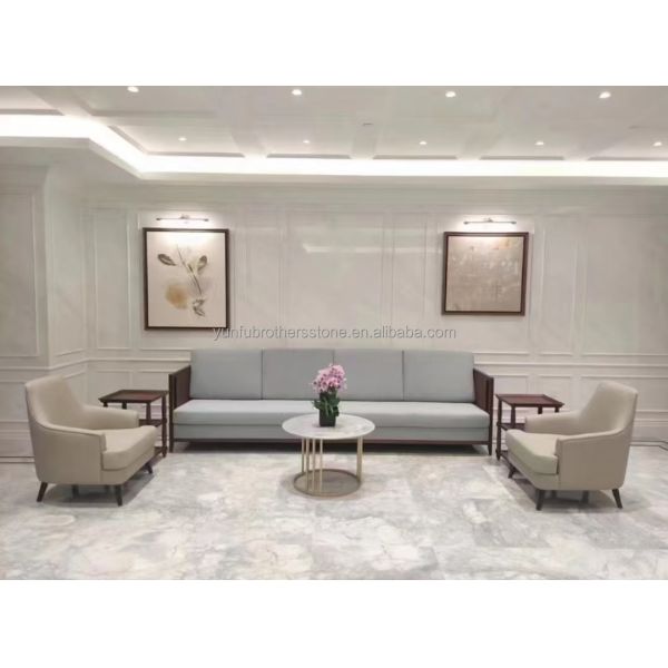 White Thassos Marble Big Slab Polished Stone Wall Panel Tile for Modern Hotel Design