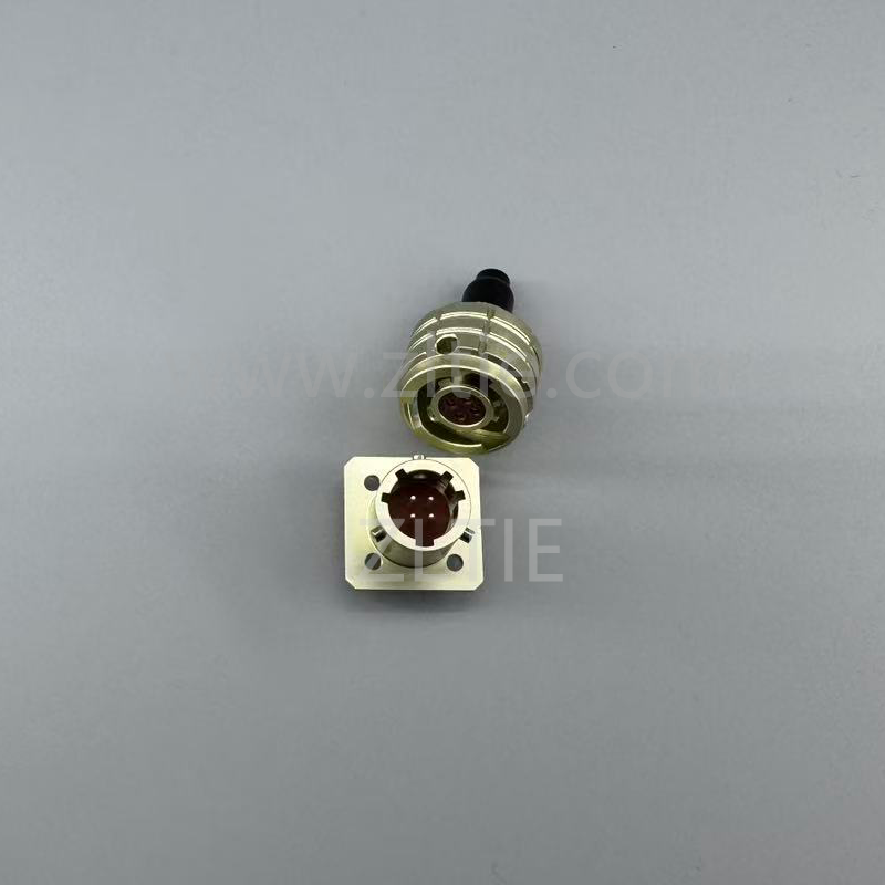 ОНЦ-БС-1(2) Series Connector Shell Size 10 4 Pin Female Plug with Tail Attachment (Optional)-ОНЦ-БС-1-4/10-P12-1-B