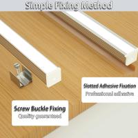 12v24v basse tension panneau nu lumière avec bande de lumière LED auto-adhésif patch lumière linéaire intégrée sans lampadaire plafond de salon